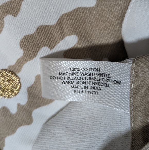 Coterie Studio 6 Canvas 100% Cotton Reusable Holiday Gift Totes NWT❤️ - Picture 6 of 15